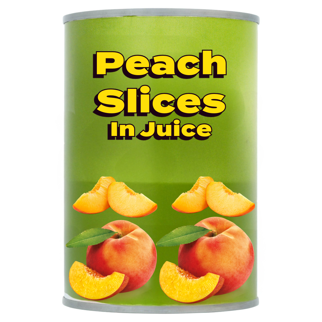 Peach Slices In Fruit Juice 411g
