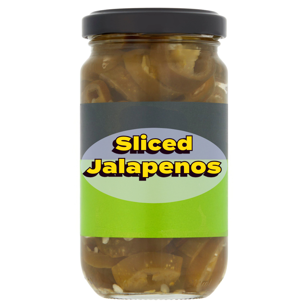 Sliced Green Jalapenos (Heat🌶️🌶️🌶️🌶️🌶️) 200g
