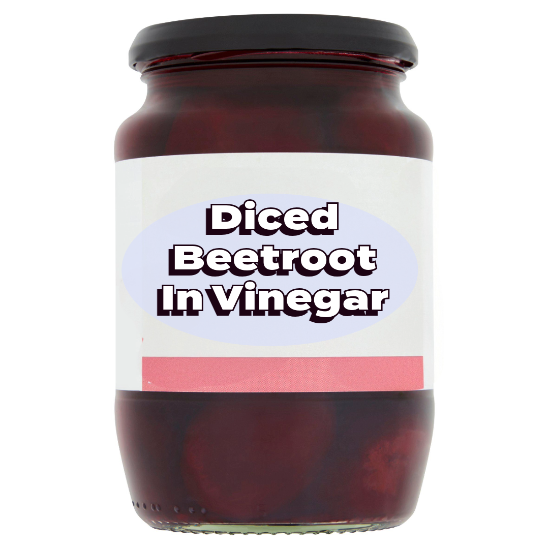 Diced Pickled Beetroot in Vinegar 340g
