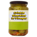 Crinkle Gherkins in Vinegar 340g