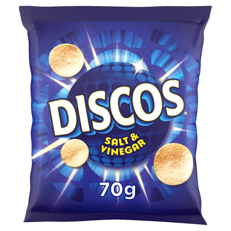 Discos Salt & Vinegar Crisps 70g