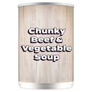 Chunky Beef & Vegetable Soup 400g