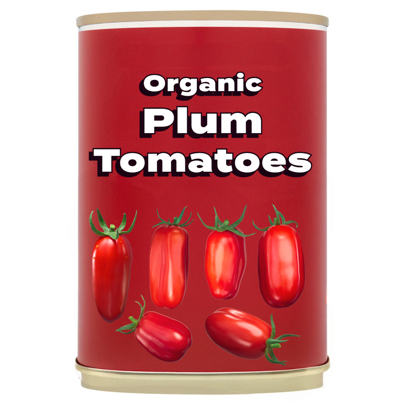 Organic Plum Tomatoes 400g
