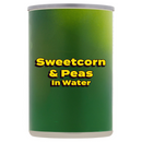 Sweetcorn & Peas in Water 198g