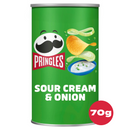 Pringles Sour Cream & Onion Crisps 70g