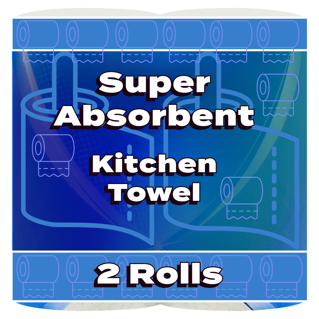 Super Absorbent Kitchen Towel x2 Rolls