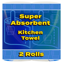 Super Absorbent Kitchen Towel x2 Rolls