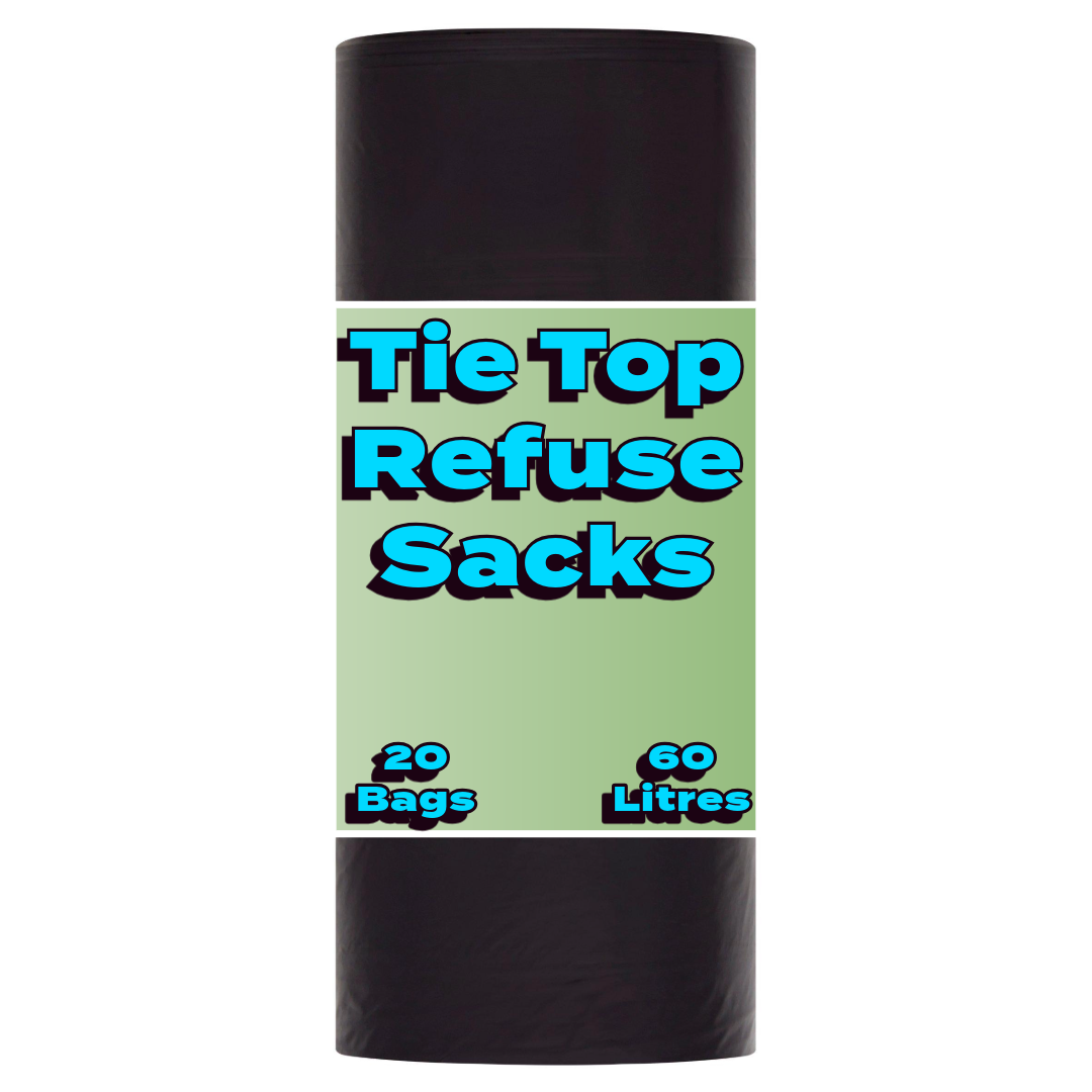 Tie Top Refuse Sacks x20 60L