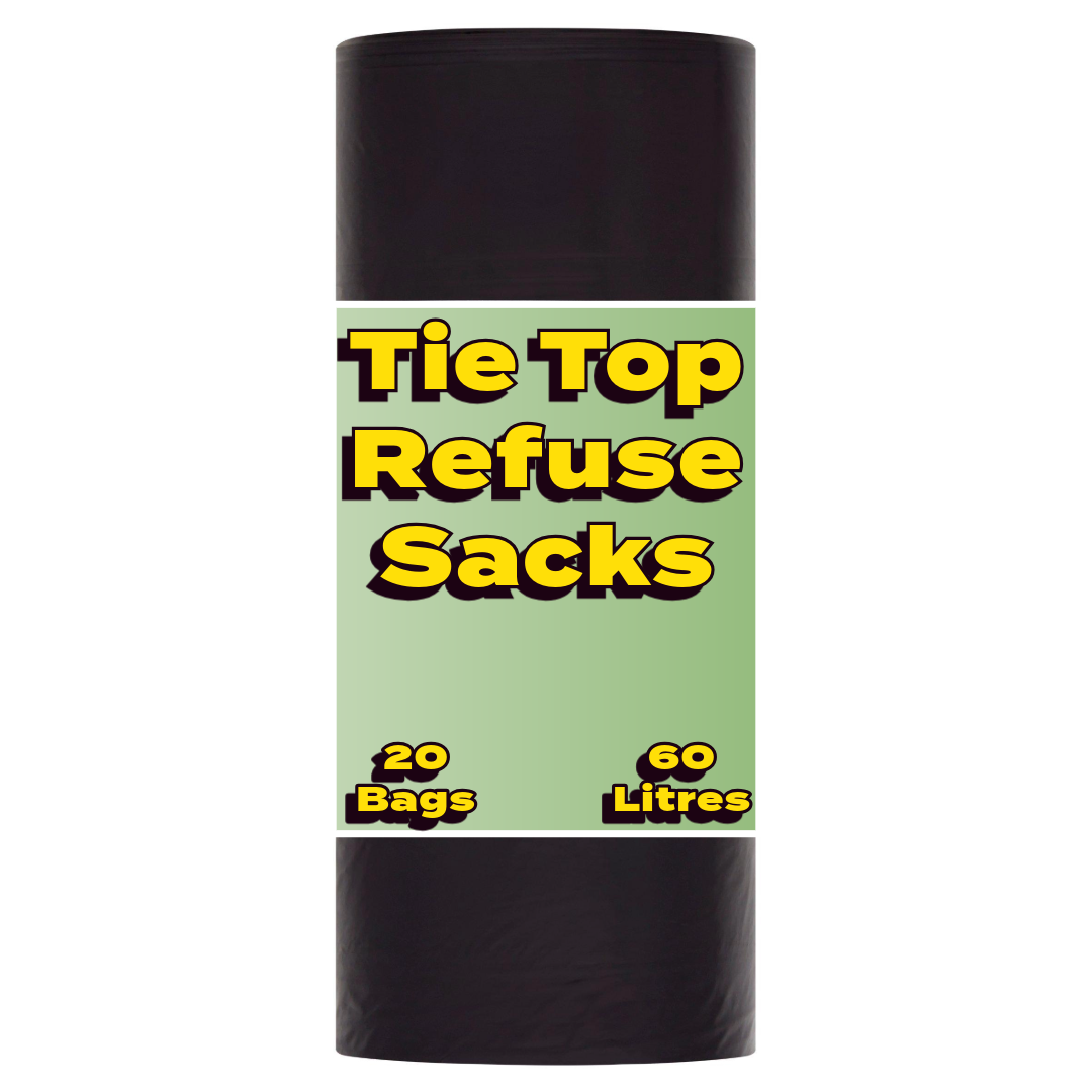Tie Top Refuse Sacks x20 60L