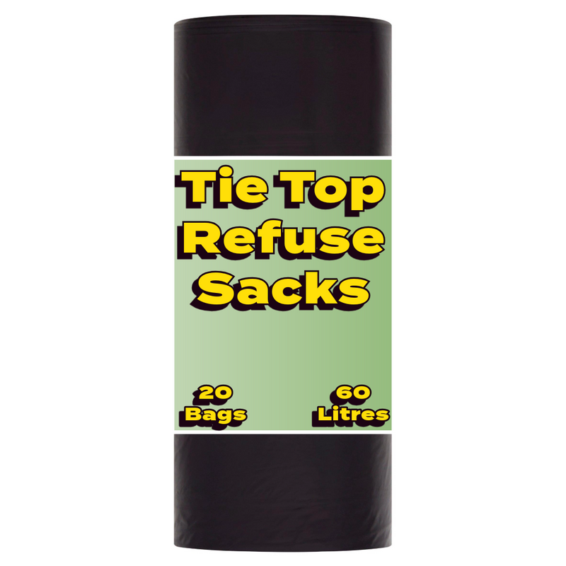 Tie Top Refuse Sacks x20 60L