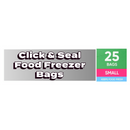 Food & Freezer Bags Small Reseal x25 Bags