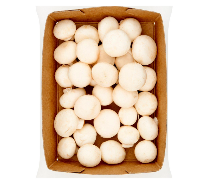 Baby Button White Mushrooms 200g