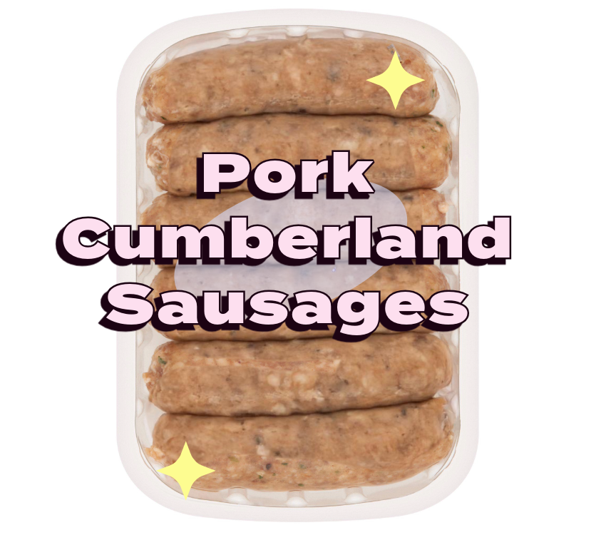 British Pork Cumberland Sausages x6 400g