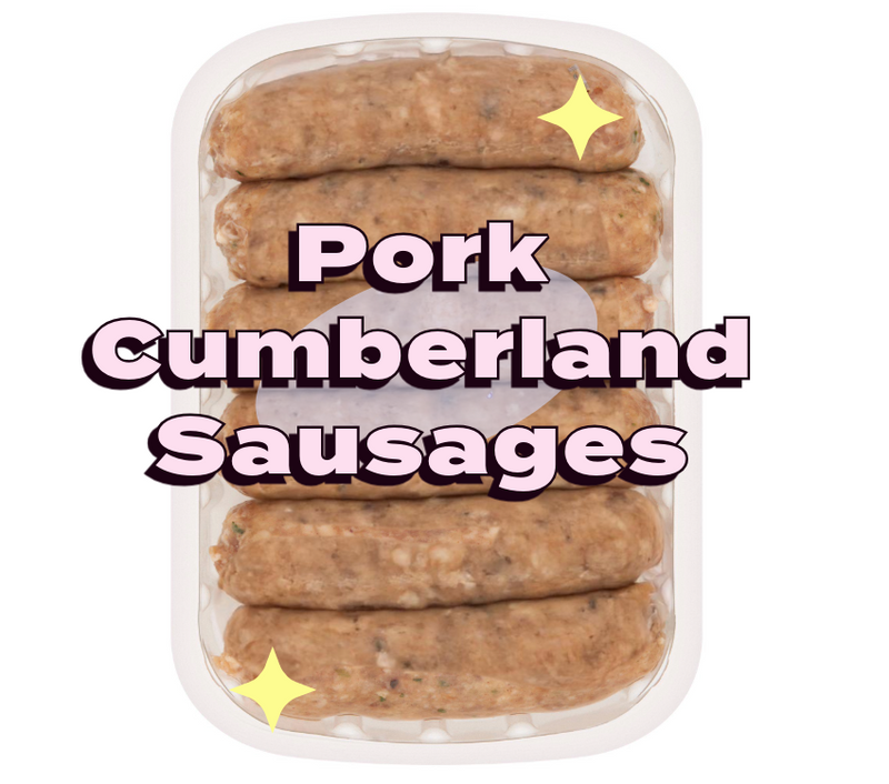 British Pork Cumberland Sausages x6 400g