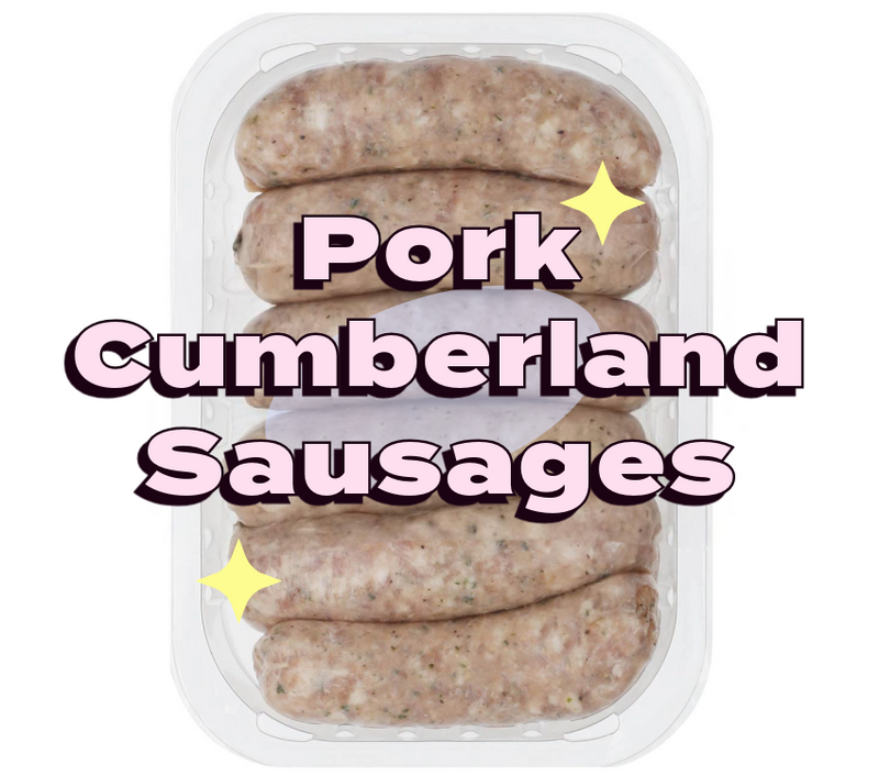 British Pork Cumberland Sausages x6 400g