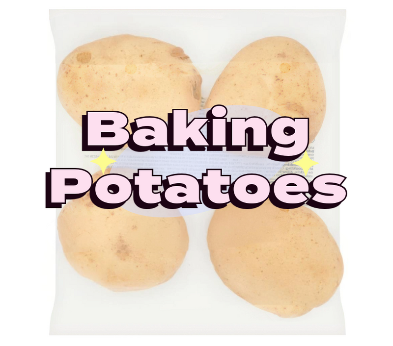 British Baking Potatoes x 4