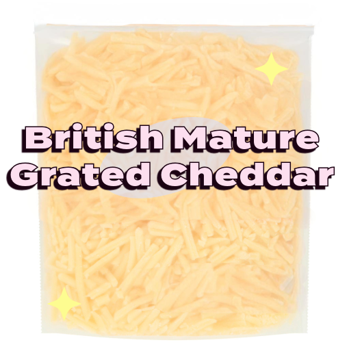 British Mature Grated Cheddar Cheese 250g