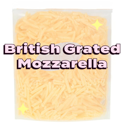 British Grated Mozzarella Cheese 250g