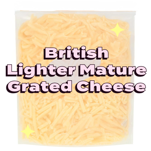 British Lighter Mature Grated Cheese 250g