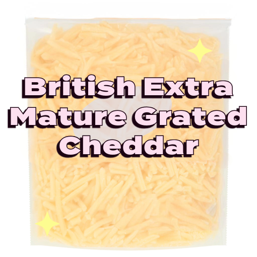 British Extra Mature Grated Cheddar Cheese 250g