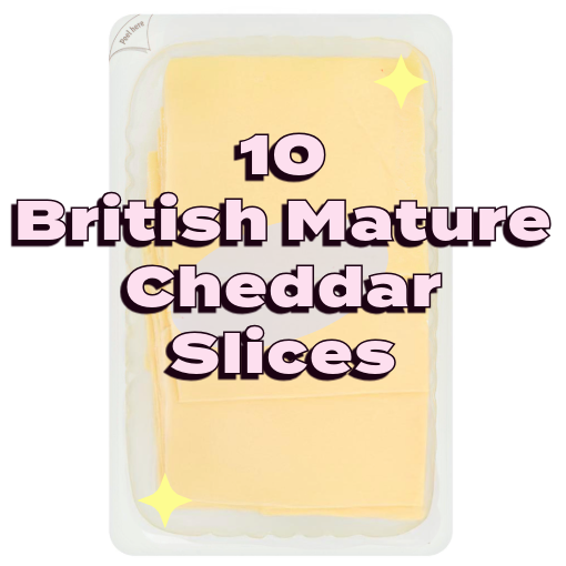 British Mature Cheddar Cheese Slices 240g