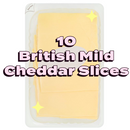 British Mild Cheddar Cheese Slices 240g