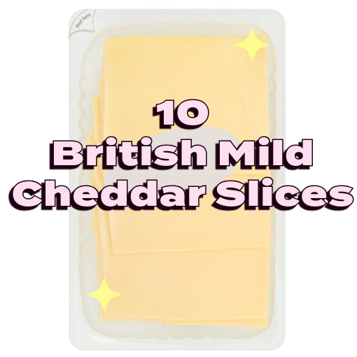 British Mild Cheddar Cheese Slices 240g