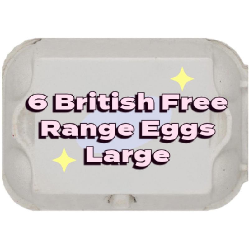 British Large Free Range Eggs x6 [Retailer's Own Brand]