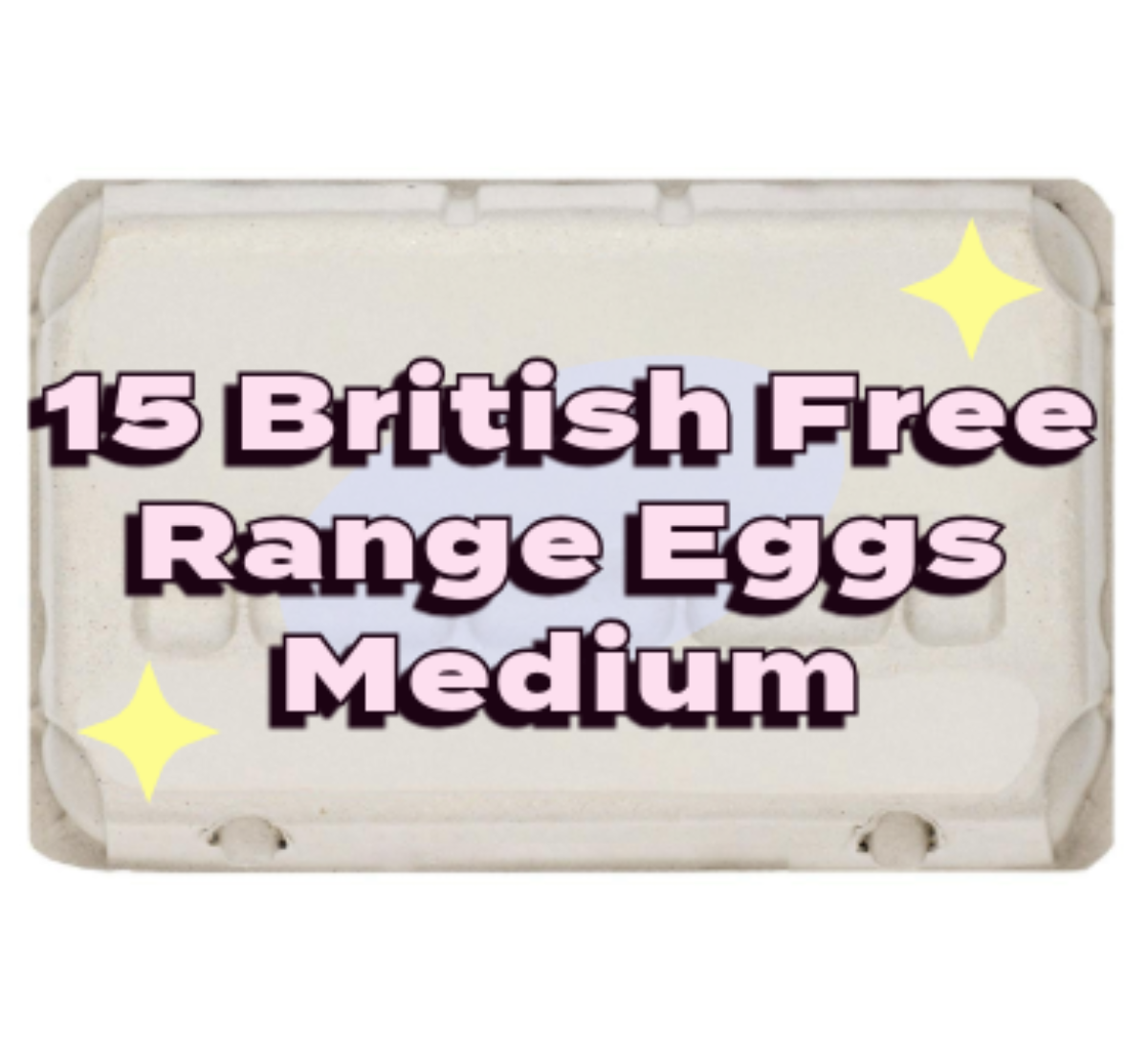 British Free Range Medium Eggs x15 [Retailer's Own Brand]