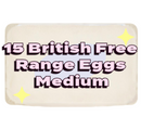 British Free Range Medium Eggs x15