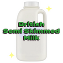British Semi Skimmed Milk 568ml / 1 Pints