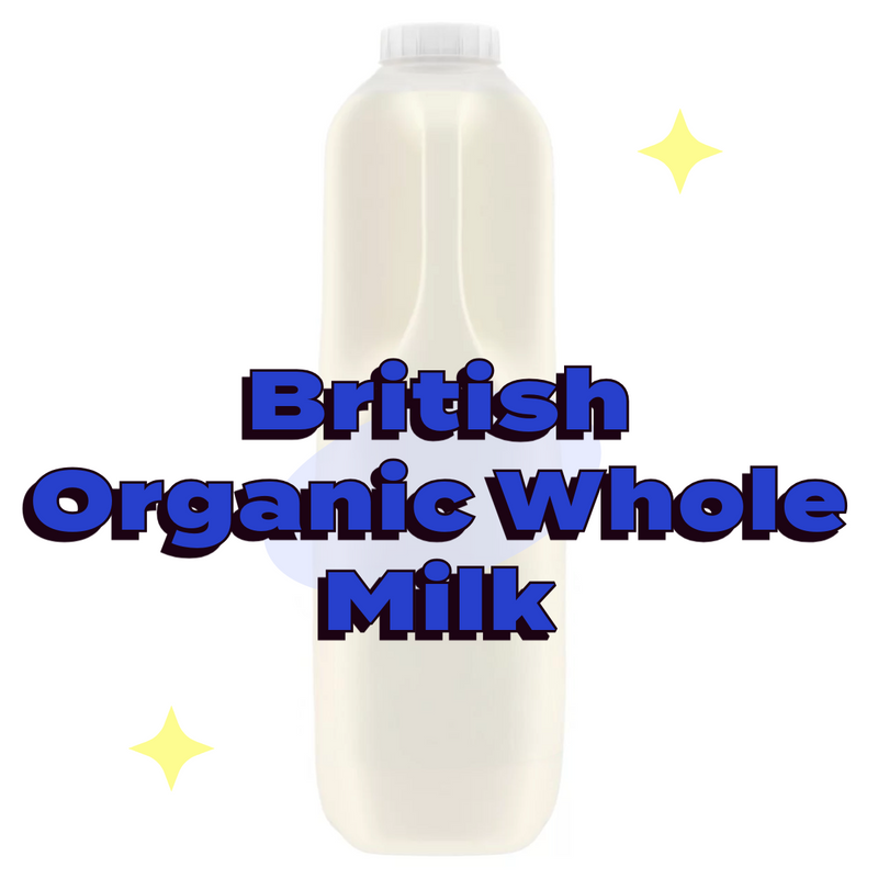 British Organic Whole Milk 1.13L / 2 pints