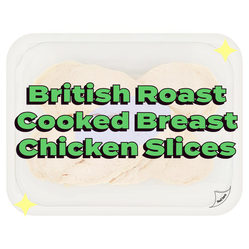 British Roast Cooked Breast Chicken Slices 180g