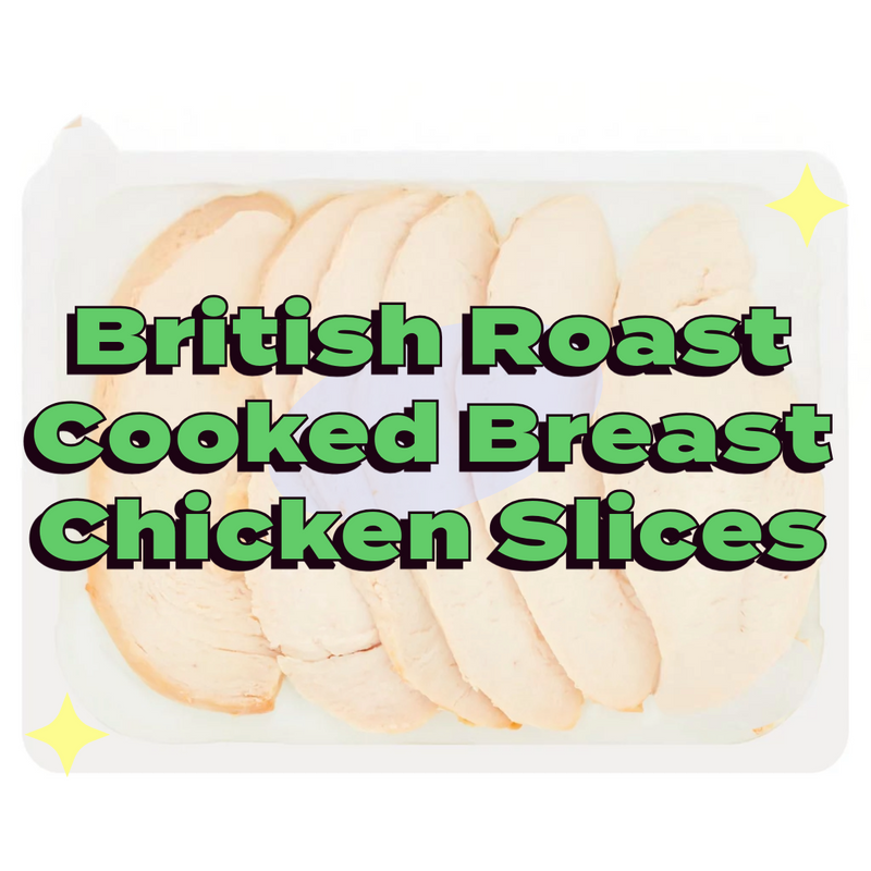 British Roast Cooked Breast Chicken Slices 180g