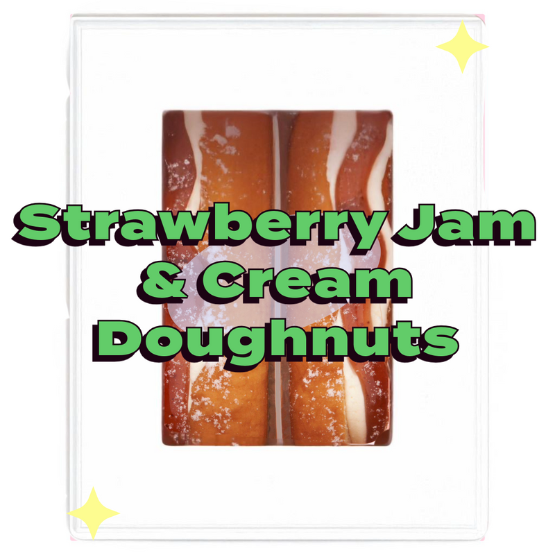 Strawberry Jam & Cream Doughnuts 2x63g