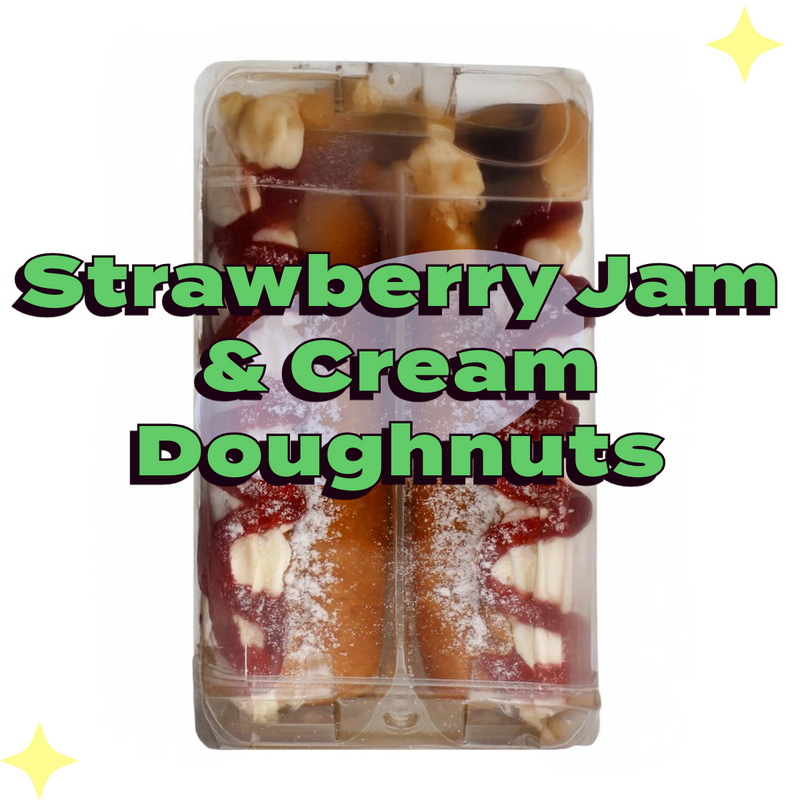 Strawberry Jam & Cream Doughnuts 2x63g