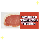 Smoked Thick Cut Back Bacon Rashers X6 300g