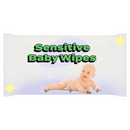 Sensitive Fragrance Free Baby Wipes 60 Per Pack