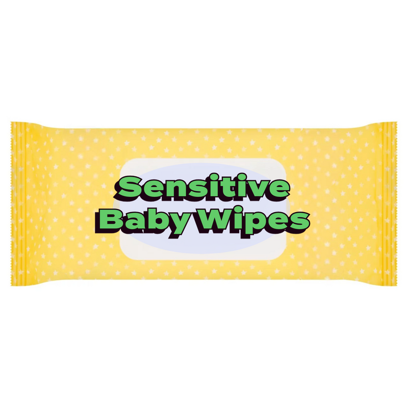 Sensitive Fragrance Free Baby Wipes 60 Per Pack