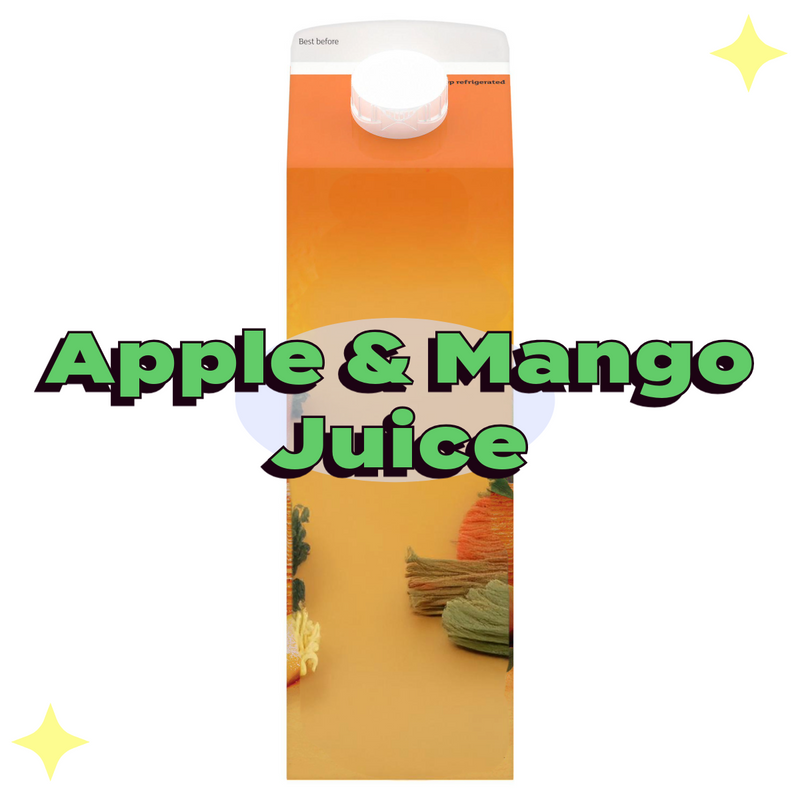 Pure Apple & Mango Juice Not From Concentrate 1 Litre