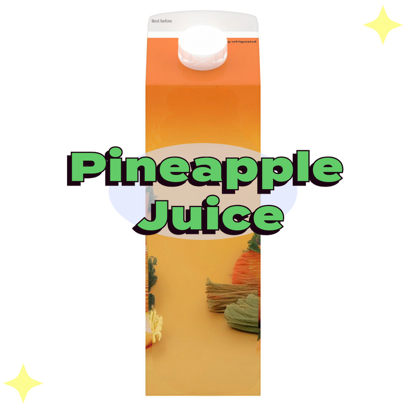 Pure Squeezed 100% Pineapple Juice Not From Concentrate 1 Litre