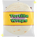 Plain Tortilla Wraps x8