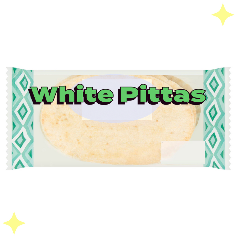 White Pitta Bread 1x6