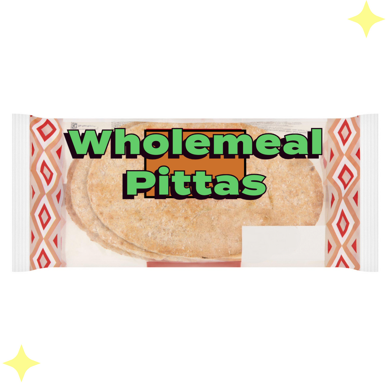 Wholemeal Pitta Bread 1x6