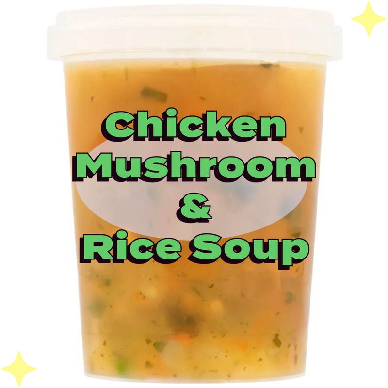 Chicken, Mushroom & Rice Soup 600g