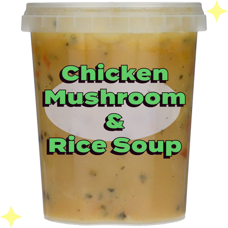 Chicken, Mushroom & Rice Soup 600g