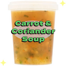 Carrot & Coriander Soup 600g [Retailer's Own Brand]