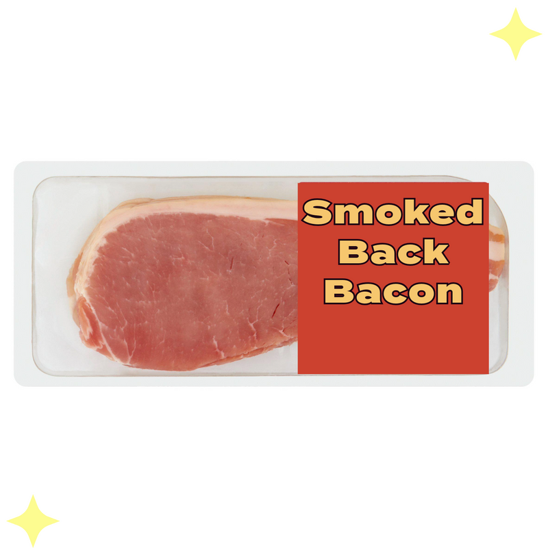 Smoked Back Bacon Rashers x10 300g