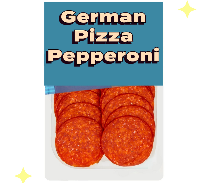 German Pizza Pepperoni Slices 90g