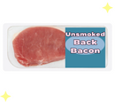 Unsmoked Back British Bacon Rashers x10 300g